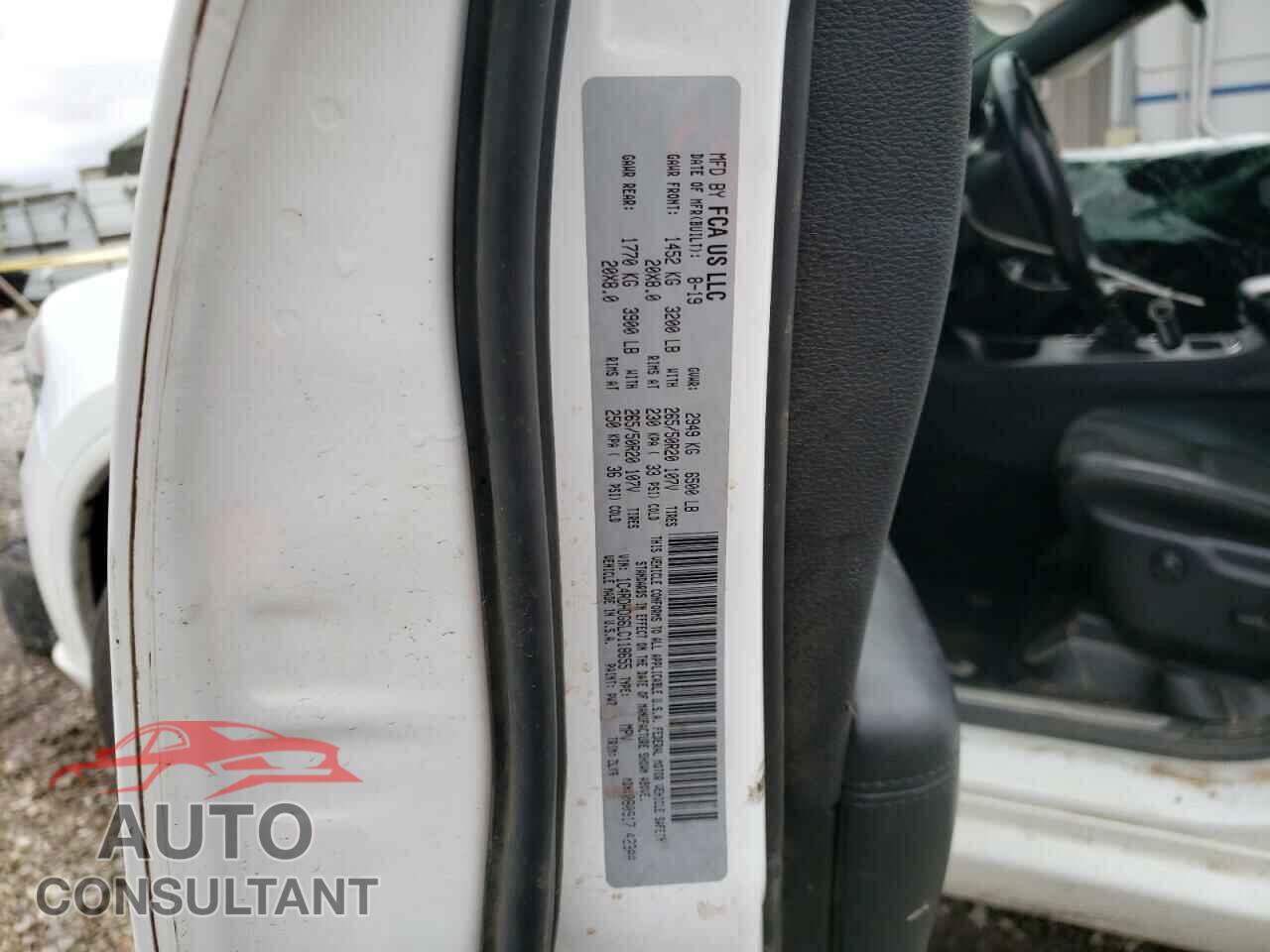 DODGE DURANGO 2020 - 1C4RDHDG6LC118655