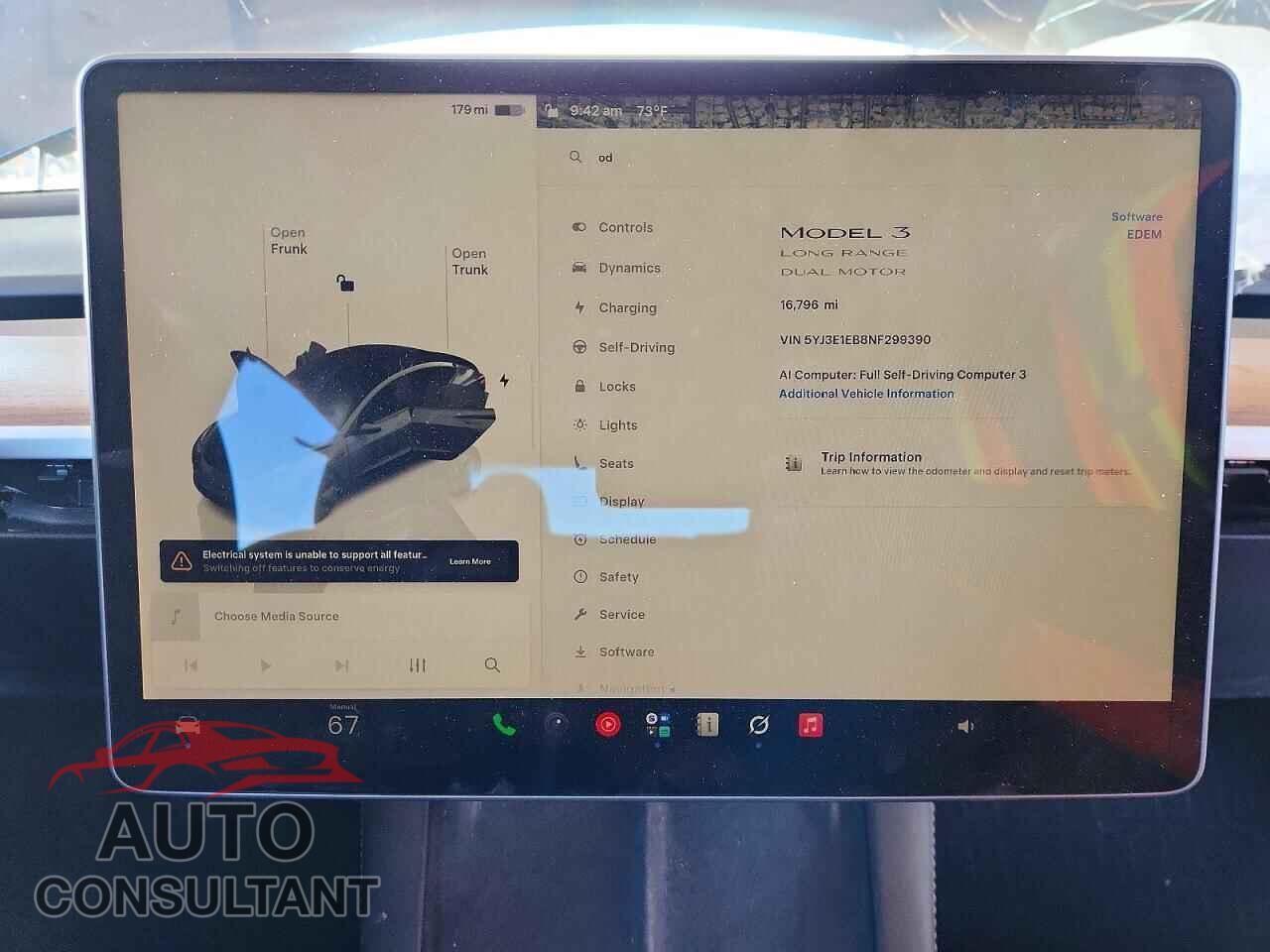 TESLA MODEL 3 2022 - 5YJ3E1EB8NF299390