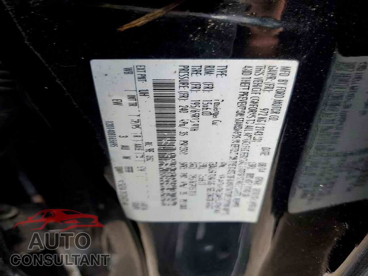 FORD FOCUS 2014 - 1FADP3E24EL395045