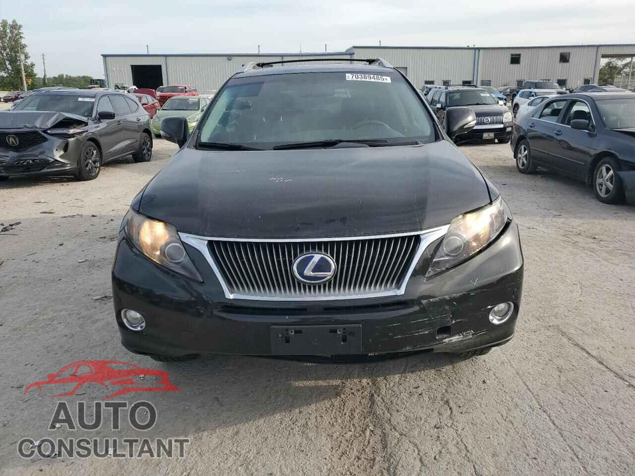 LEXUS RX450 2012 - JTJBC1BA9C2426089