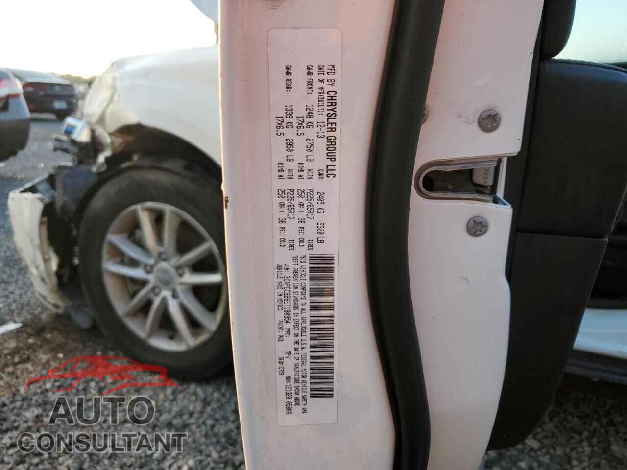 DODGE JOURNEY 2014 - 3C4PDCBB6ET180954
