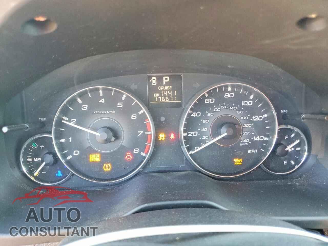 SUBARU OUTBACK 2011 - 4S4BRBLC4B3408904