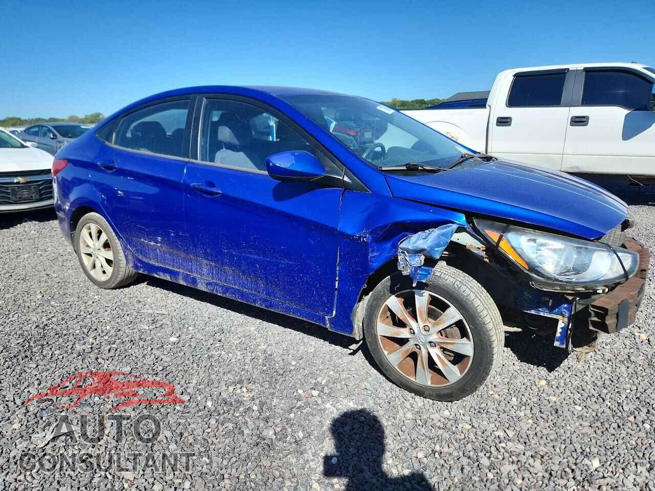 HYUNDAI ACCENT 2012 - KMHCU4AE6CU181293