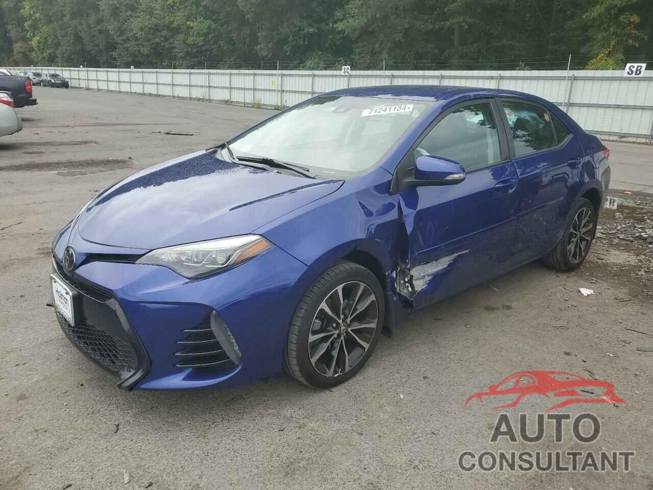 TOYOTA COROLLA 2018 - 2T1BURHEXJC109011