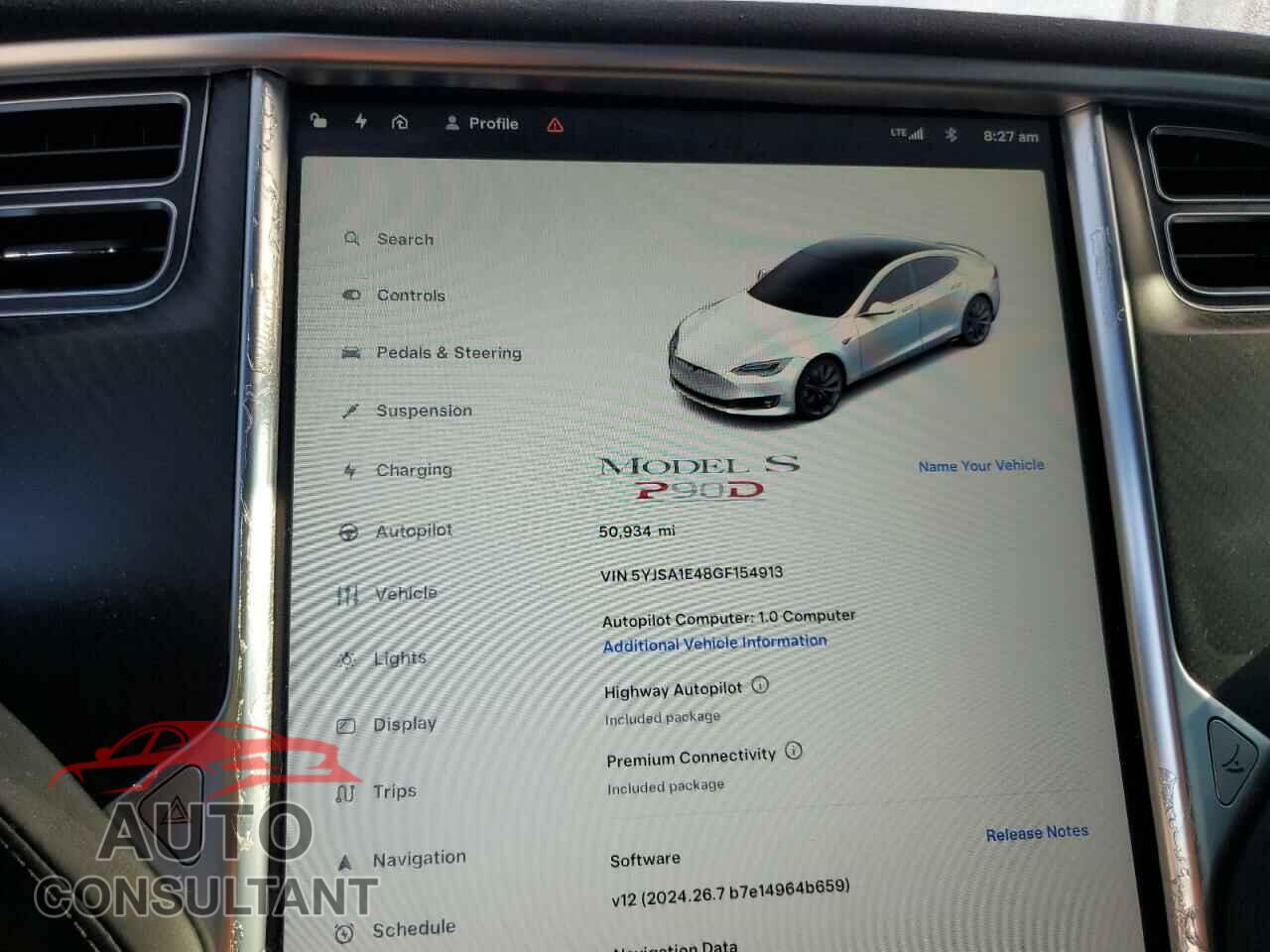 TESLA MODEL S 2016 - 5YJSA1E48GF154913