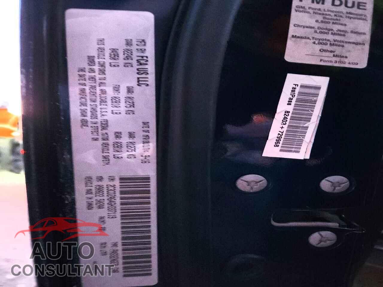 DODGE CHALLENGER 2016 - 2C3CDZAG4GH337119