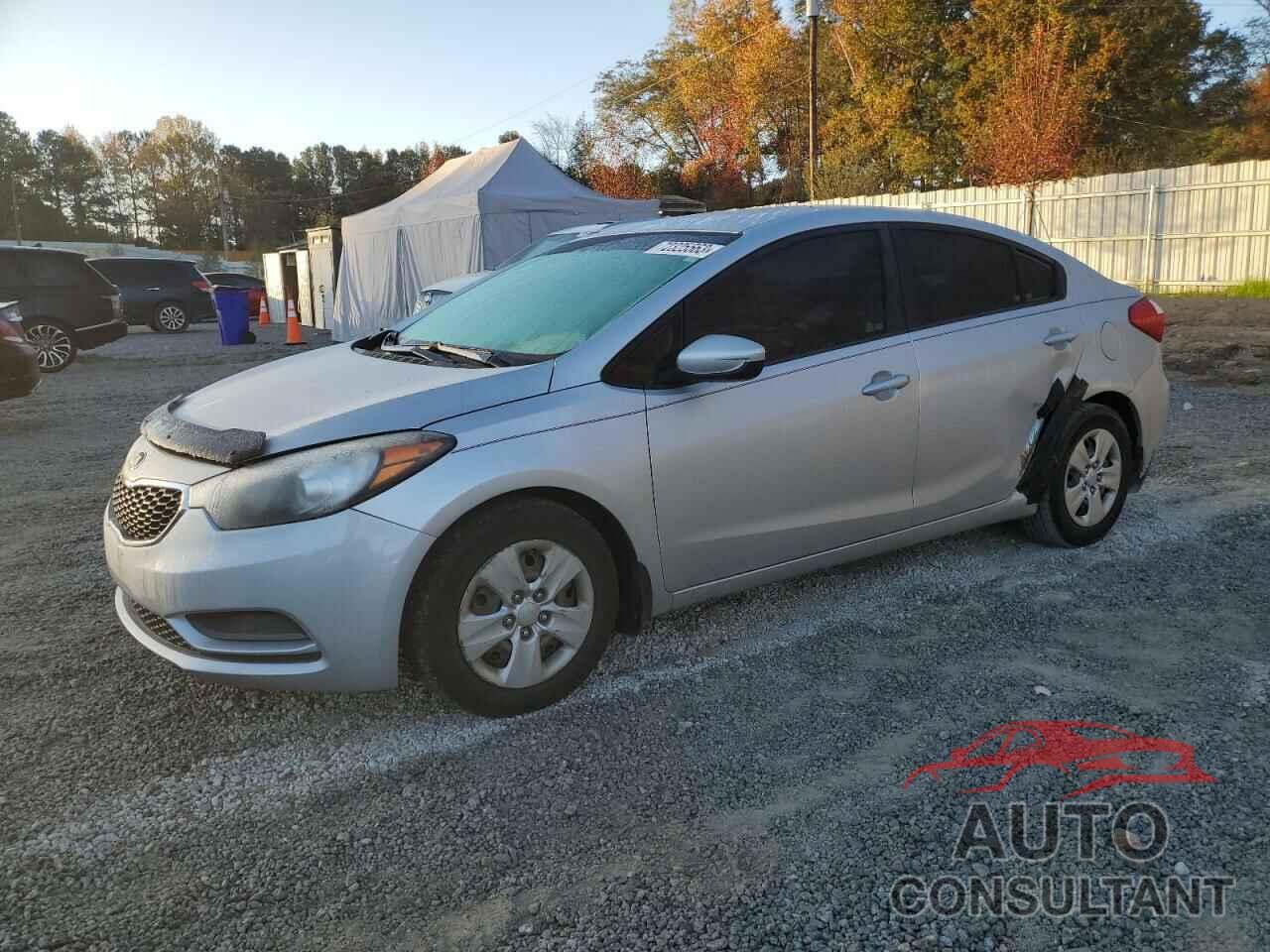 KIA FORTE 2016 - KNAFK4A60G5459151