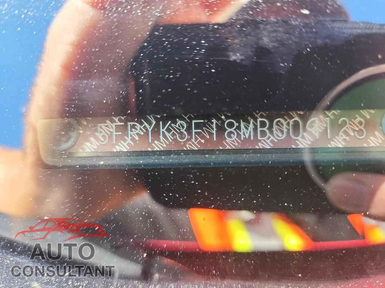 HONDA RIDGELINE 2021 - 5FPYK3F18MB009123