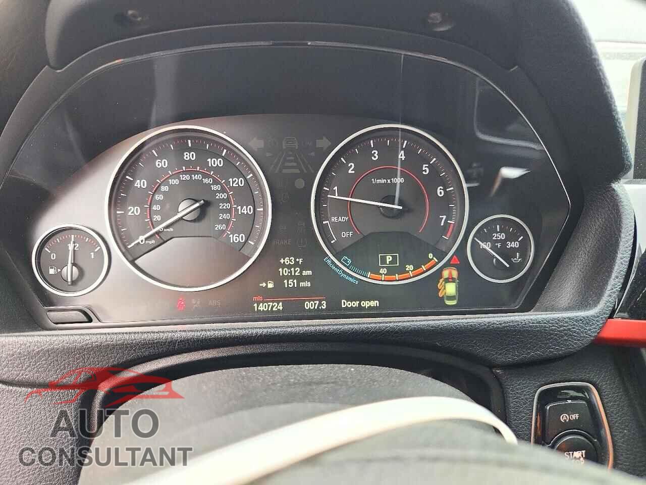 BMW 3 SERIES 2013 - WBA3B3C55DF535714