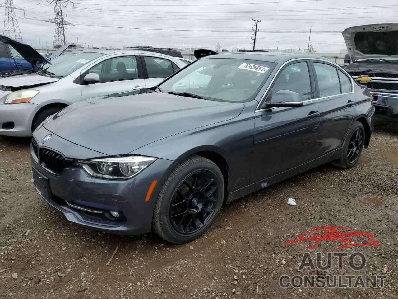 BMW 3 SERIES 2017 - WBA8D9G3XHNU65327