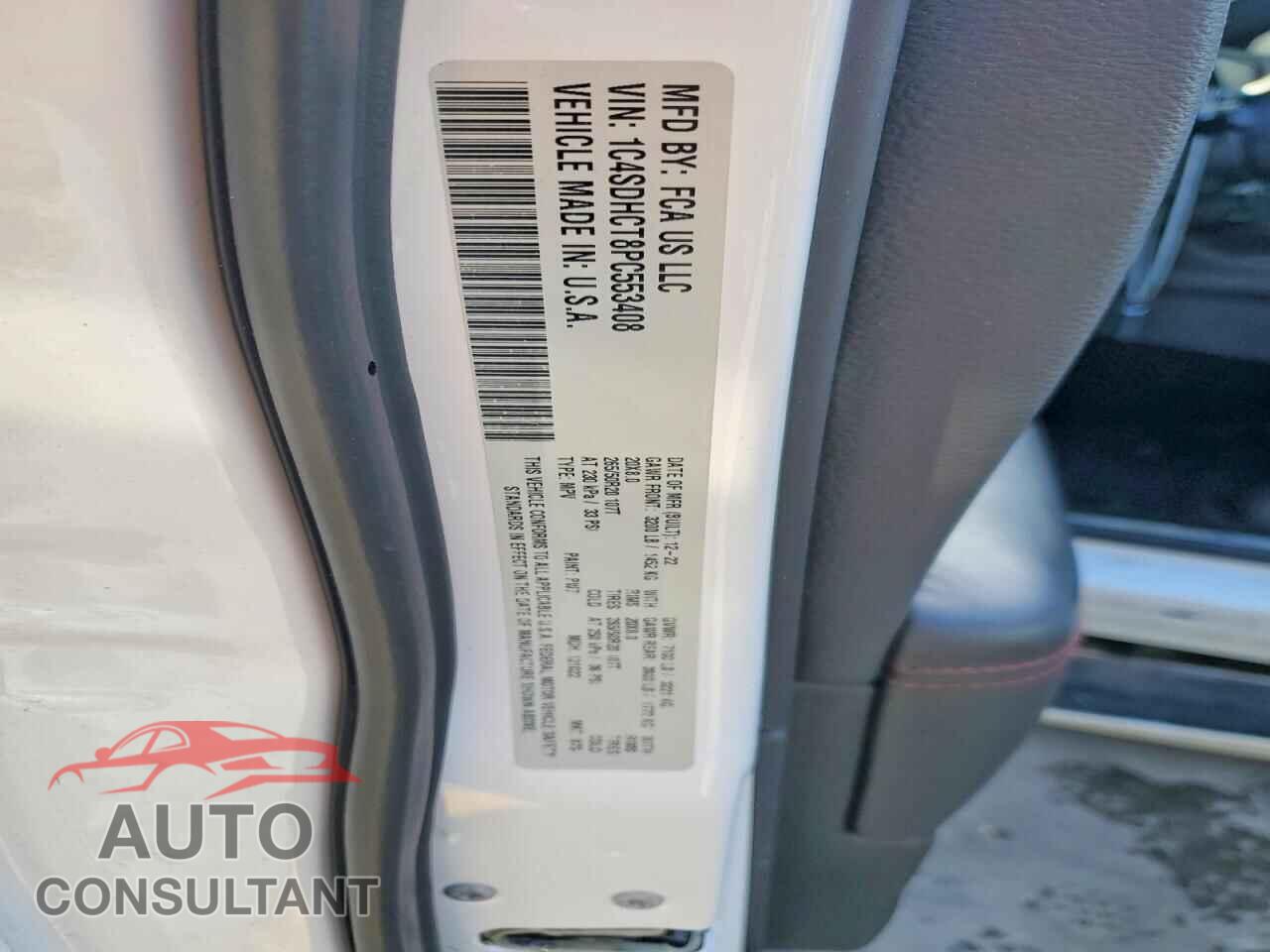 DODGE DURANGO 2023 - 1C4SDHCT8PC553408