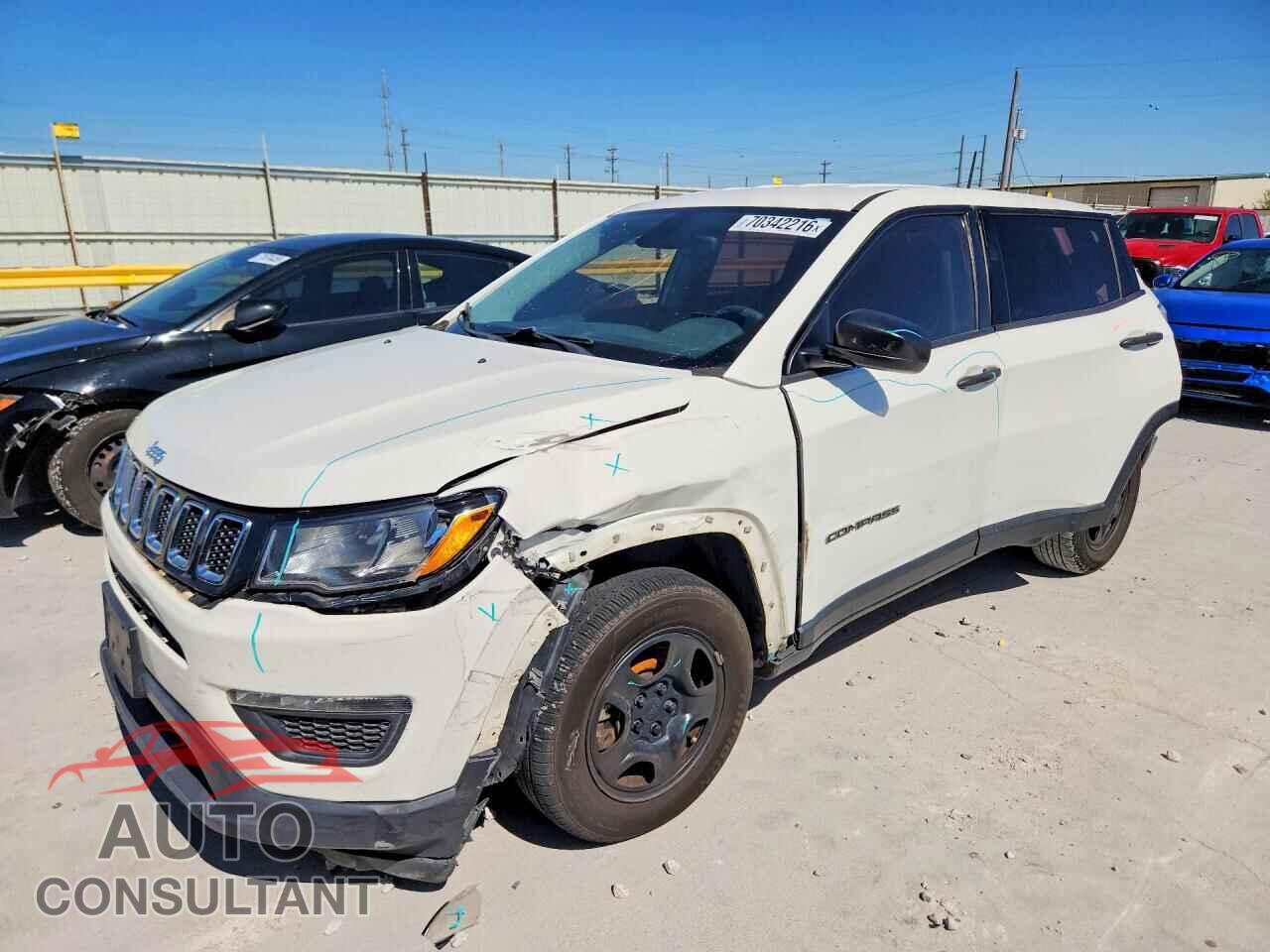 JEEP COMPASS 2017 - 3C4NJCAB6HT661079