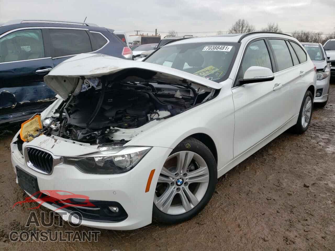 BMW 3 SERIES 2017 - WBA8K3C38HA023596