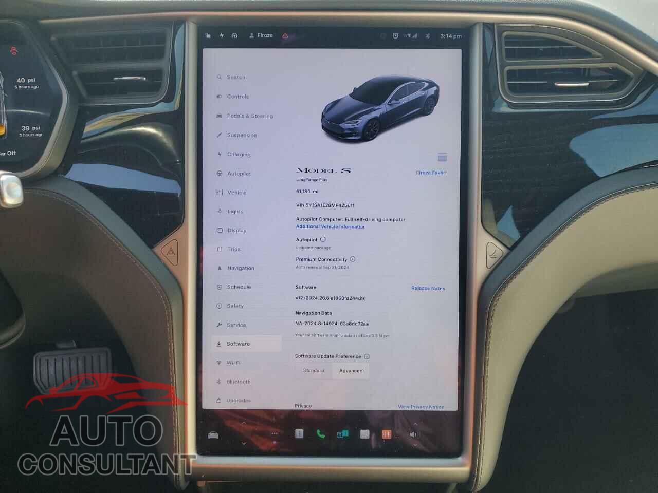 TESLA MODEL S 2021 - 5YJSA1E28MF425611