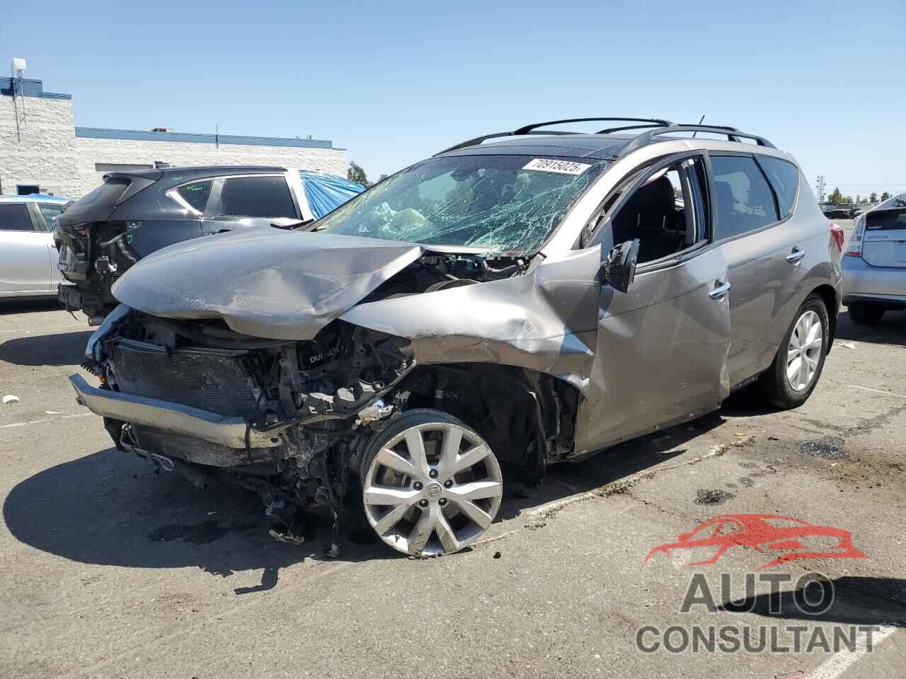 NISSAN MURANO 2012 - JN8AZ1MU7CW101913