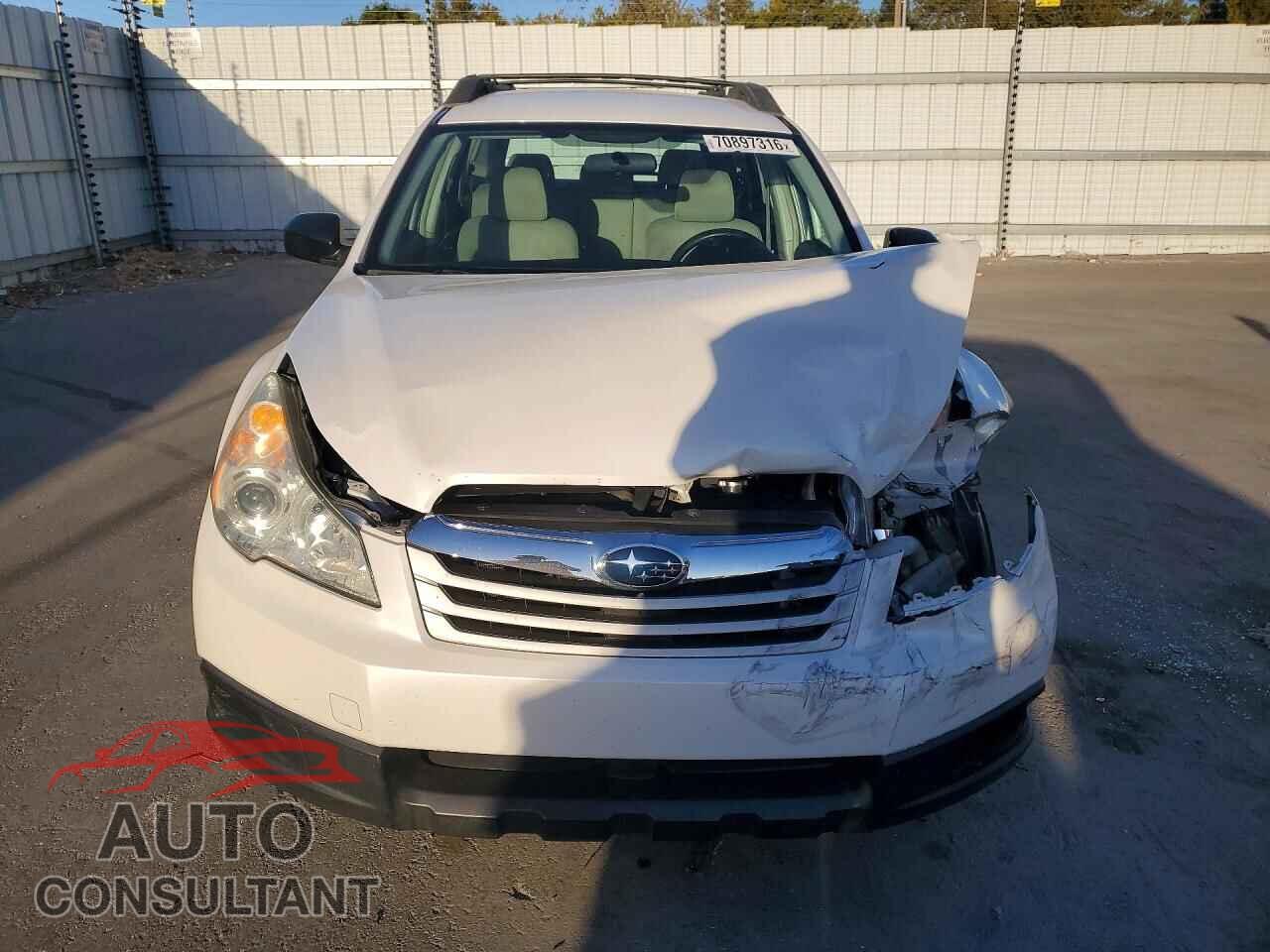 SUBARU OUTBACK 2011 - 4S4BRBAC8B3421741