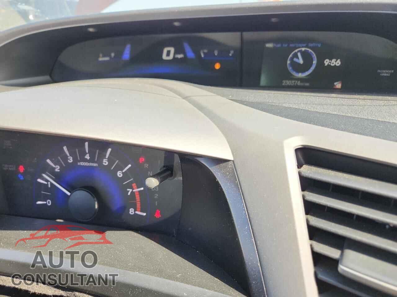 HONDA CIVIC 2012 - 19XFB2F59CE091171