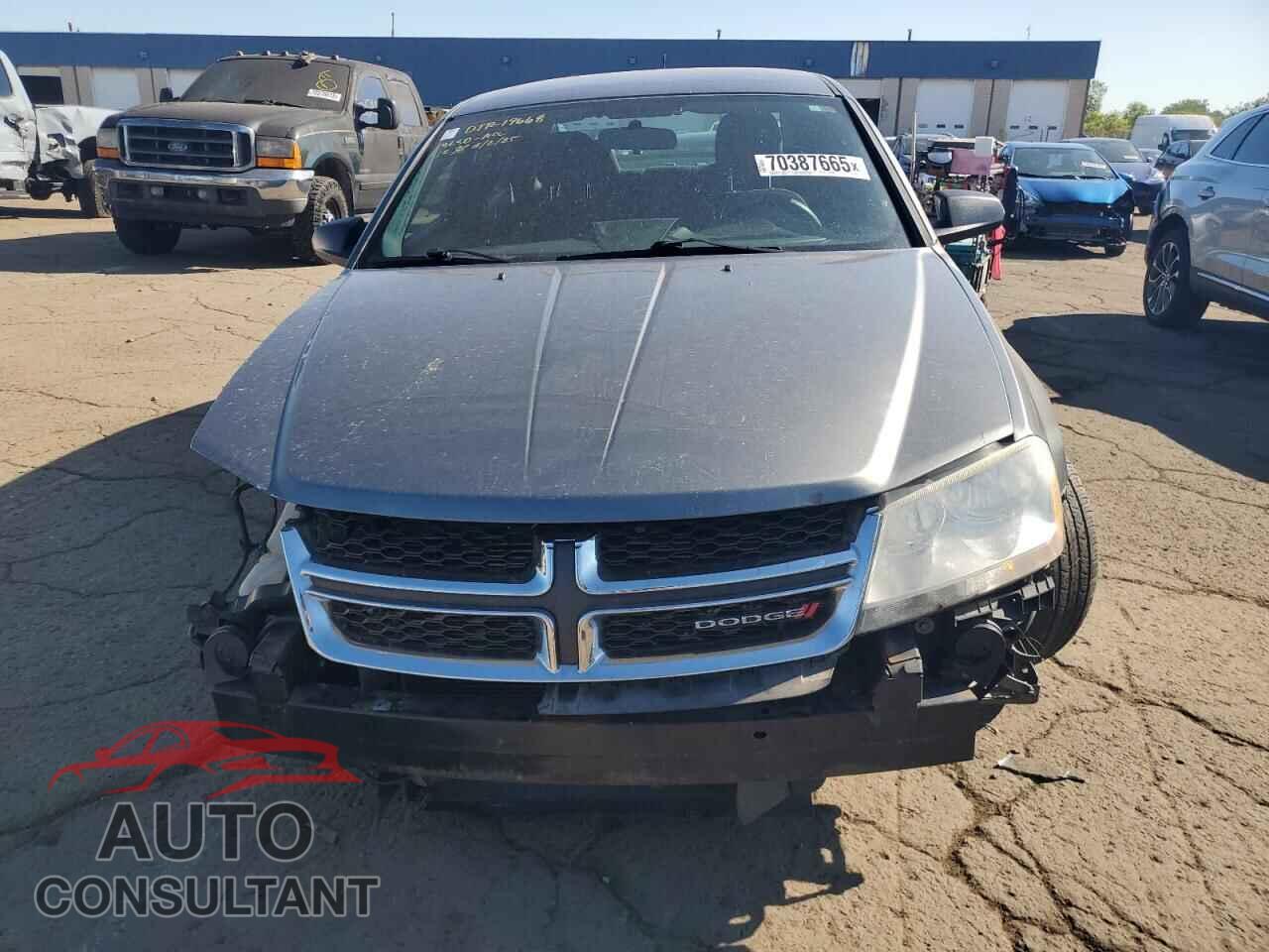 DODGE AVENGER 2012 - 1C3CDZAB8CN232475
