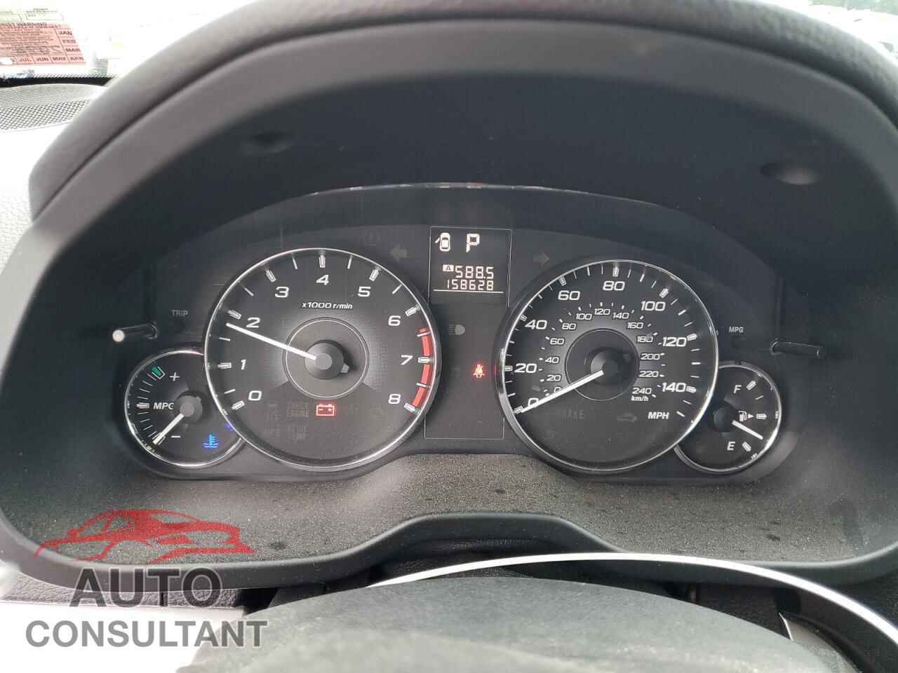 SUBARU OUTBACK 2012 - 4S4BRBCC4C3211586
