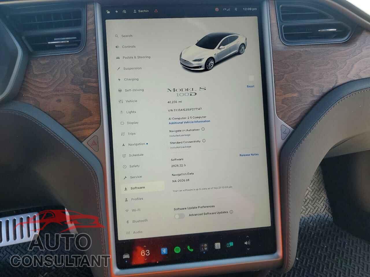 TESLA MODEL S 2018 - 5YJSA1E28JF277147