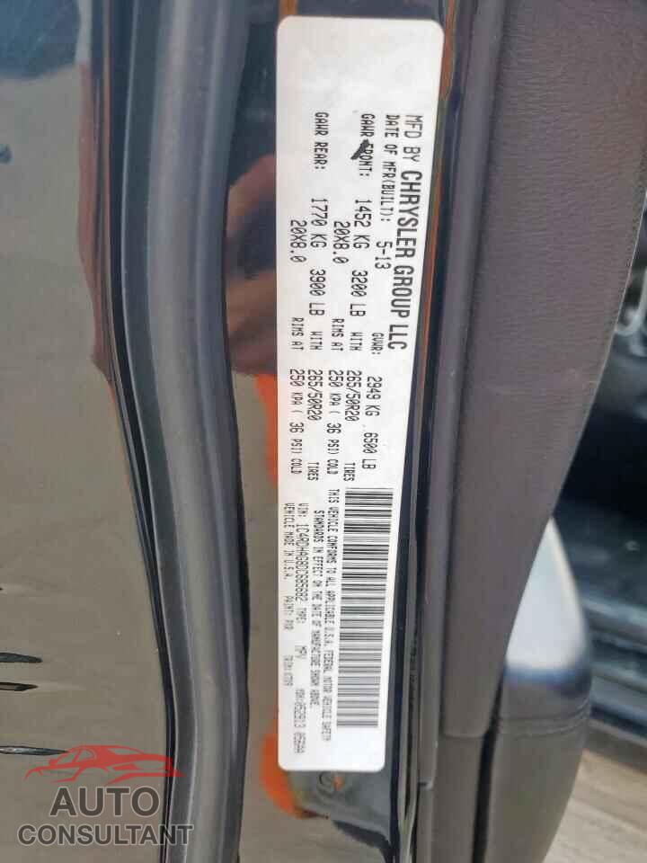 DODGE DURANGO 2013 - 1C4RDHAG8DC685682