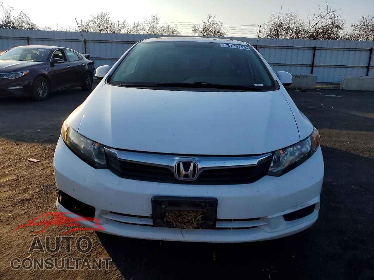 HONDA CIVIC 2012 - 19XFB2F83CE336248
