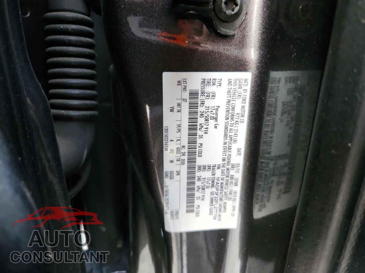 FORD FOCUS 2015 - 1FADP3F22FL277768