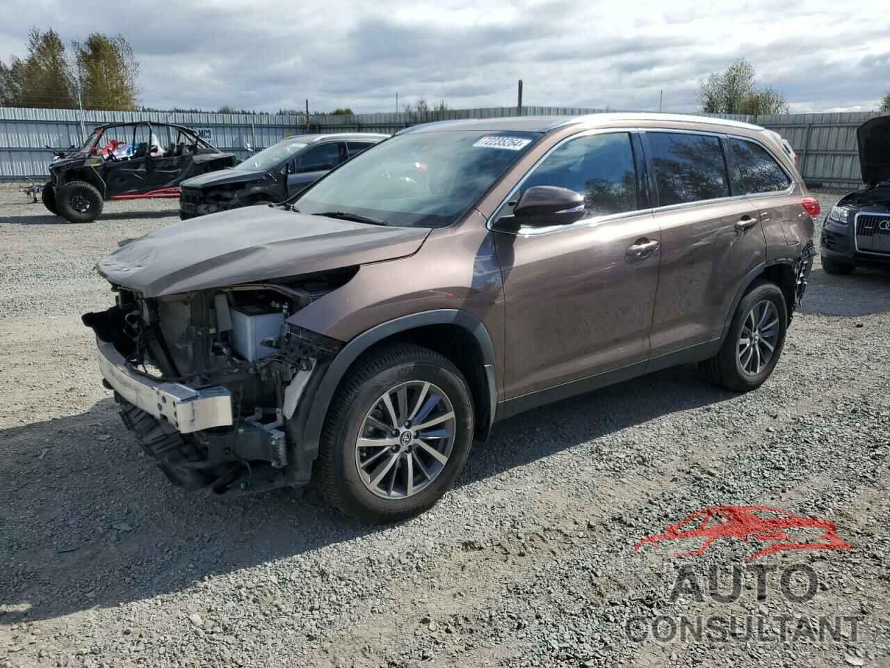 TOYOTA HIGHLANDER 2019 - 5TDJZRFH9KS939479