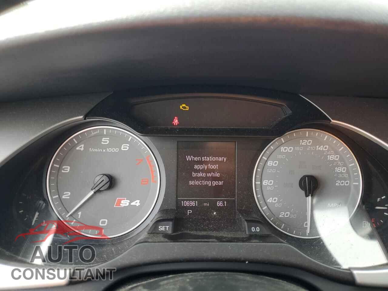 AUDI S4/RS4 2012 - WAUBGAFL8CA088352