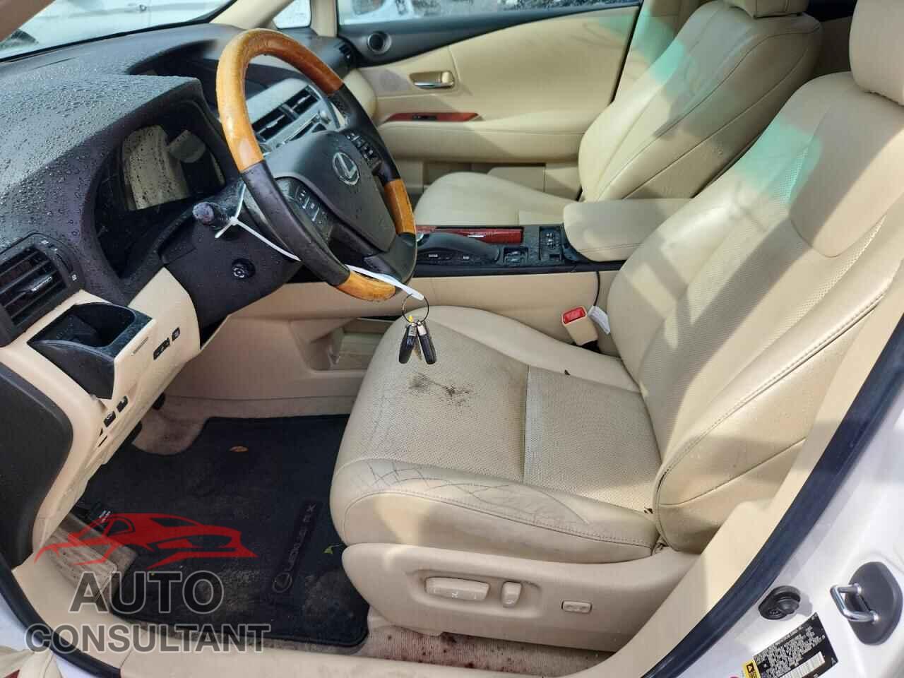 LEXUS RX350 2012 - 2T2BK1BA6CC143796
