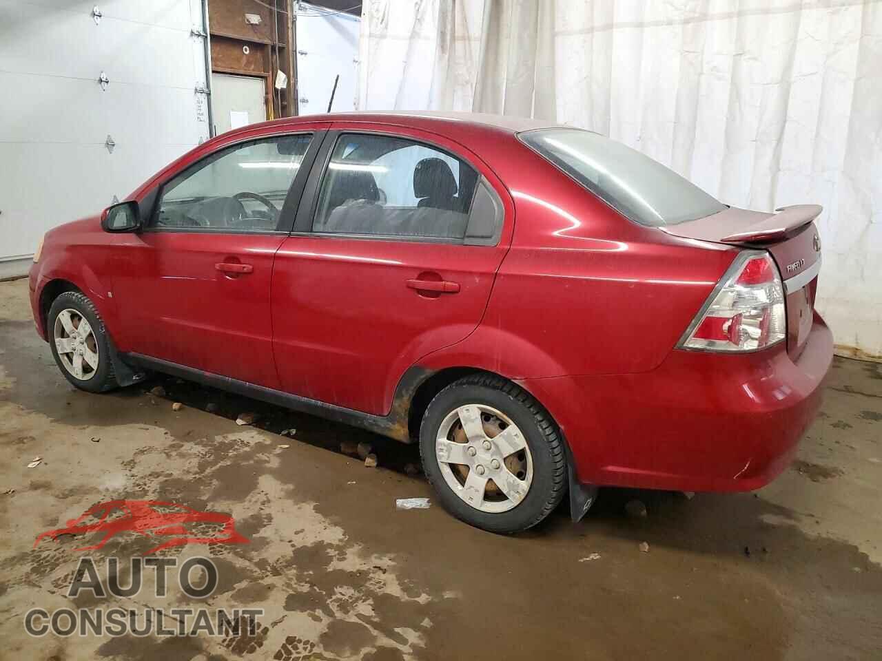 CHEVROLET AVEO 2009 - KL1TD56E39B361409