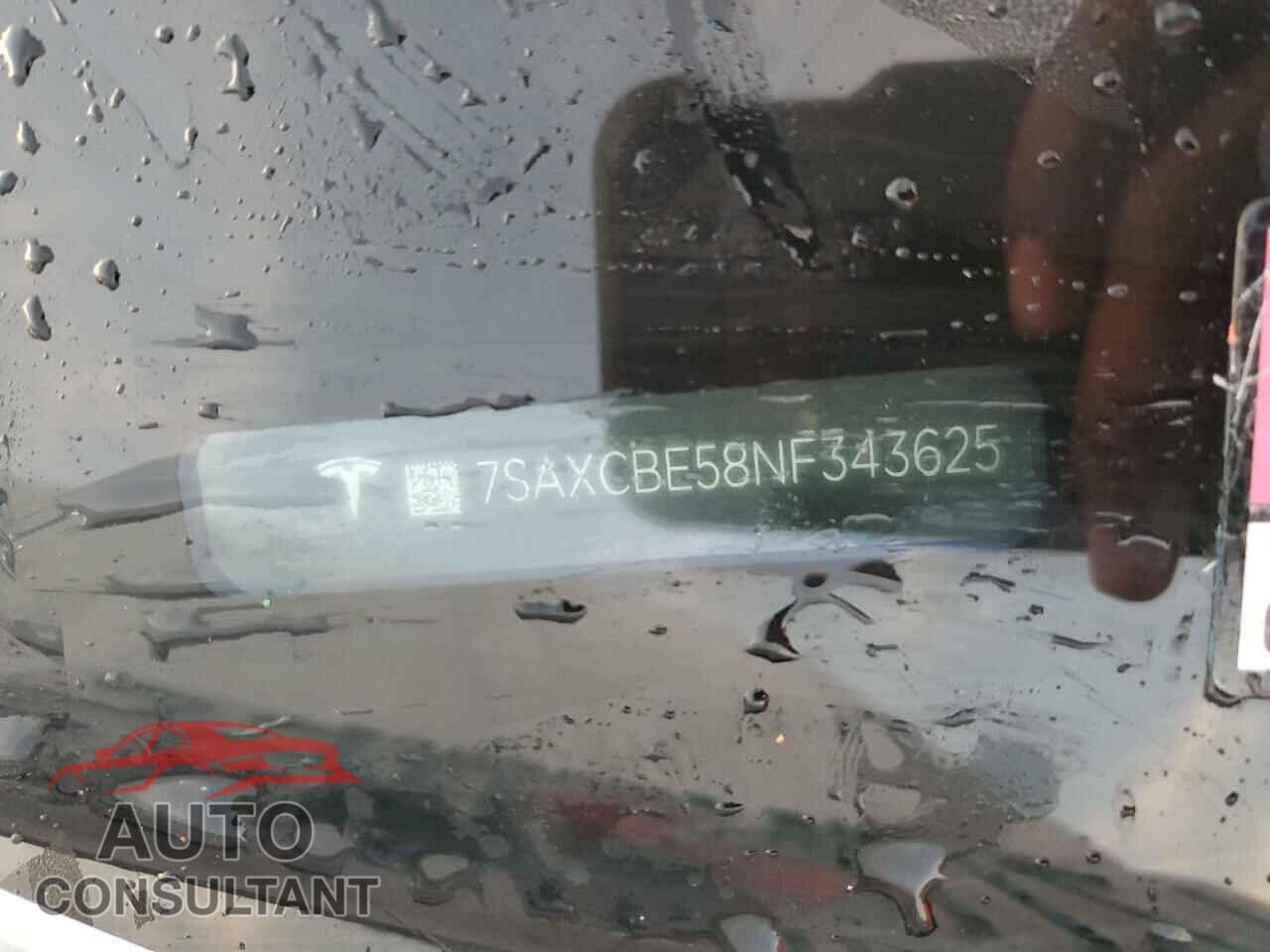 TESLA MODEL X 2022 - 7SAXCBE58NF343625