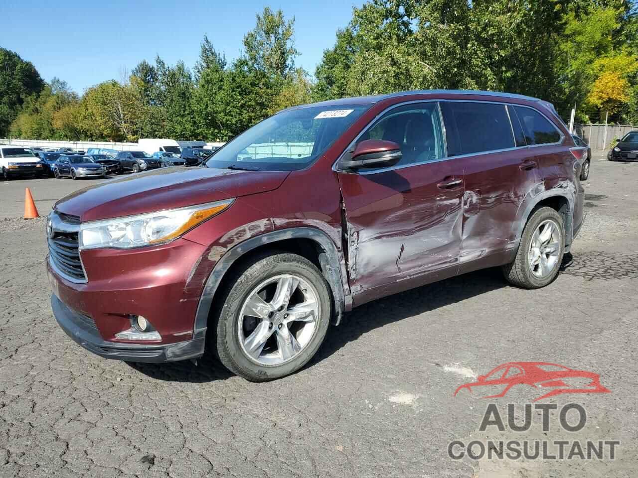 TOYOTA HIGHLANDER 2014 - 5TDDKRFH0ES022453