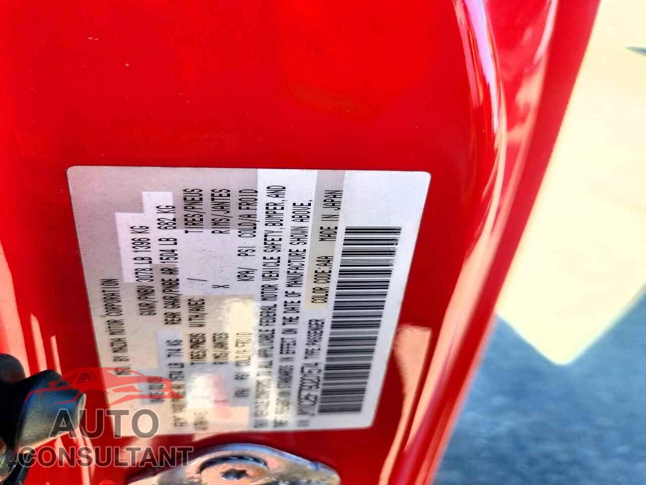 MAZDA MX5 2009 - JM1NC25F790201574