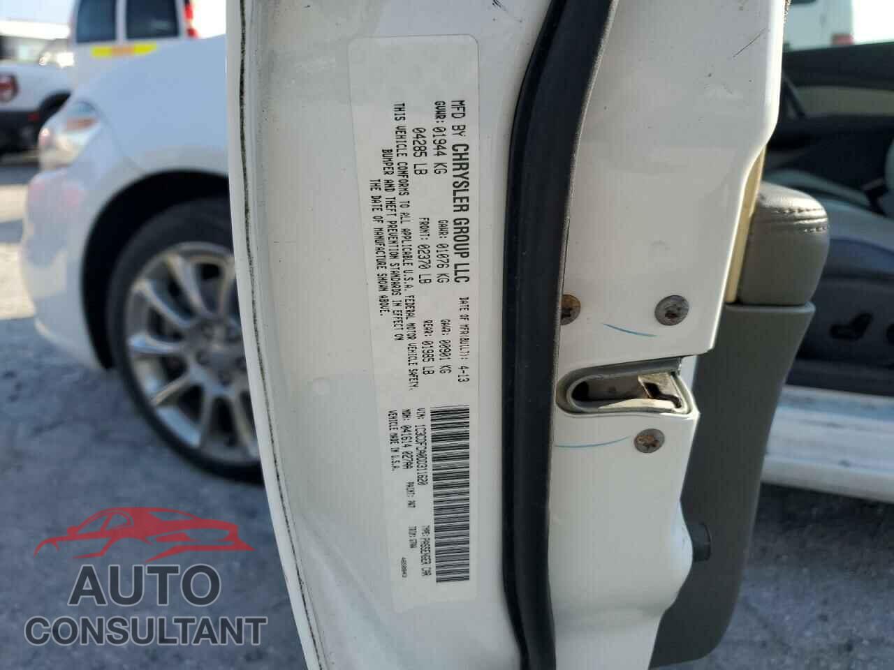 DODGE DART 2013 - 1C3CDFCA0DD311620