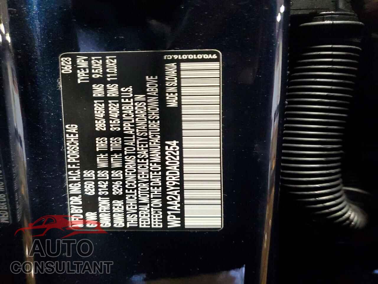 PORSCHE CAYENNE 2024 - WP1AA2AY9RDA02254