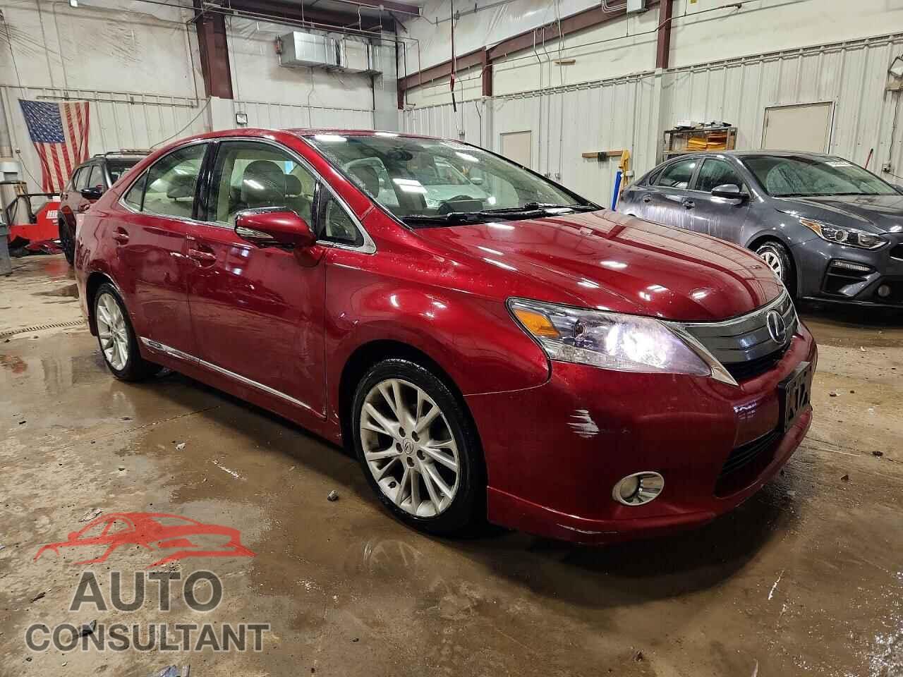 LEXUS HS 250H 2010 - JTHBB1BA7A2017736