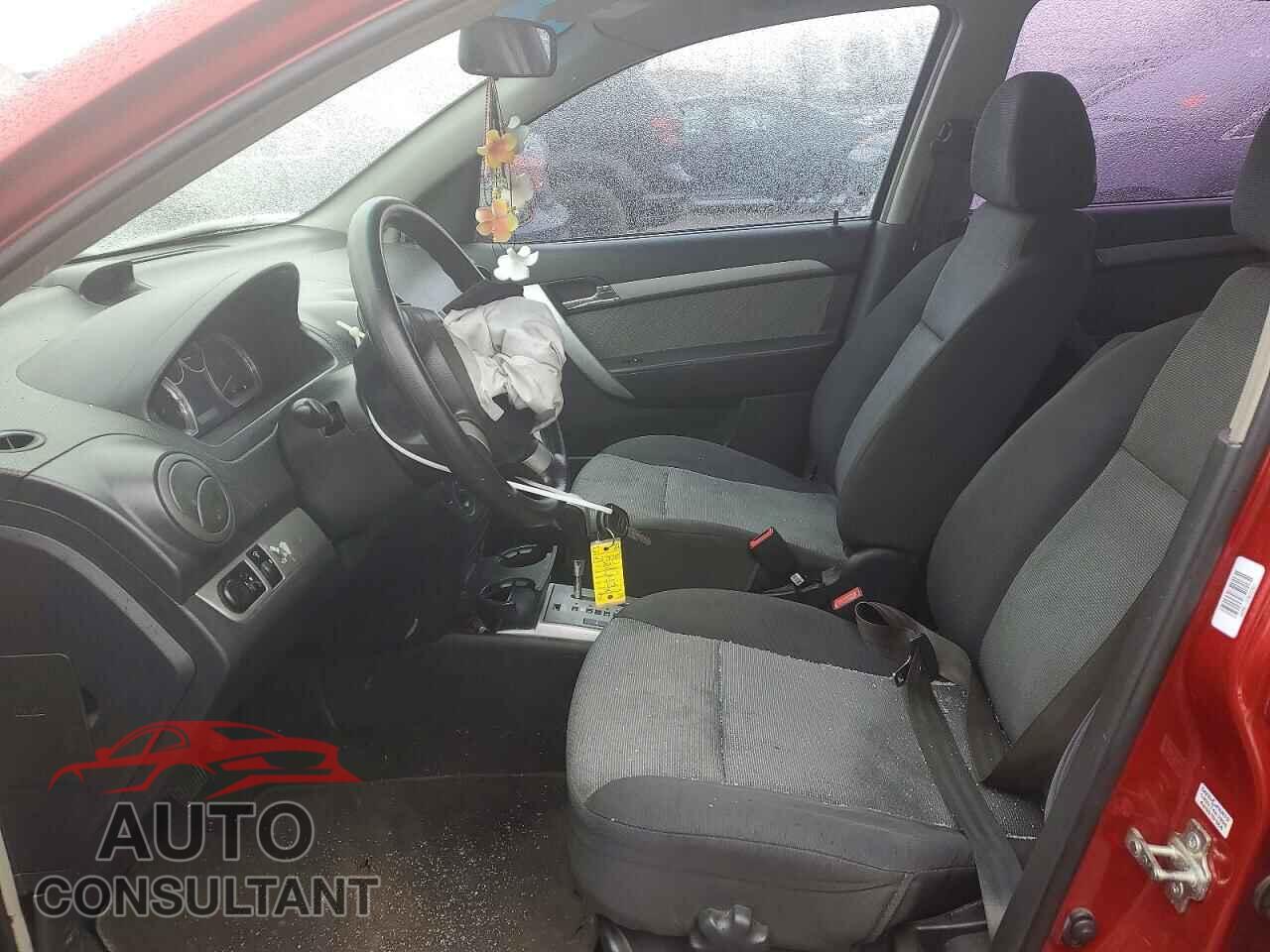 CHEVROLET AVEO 2011 - KL1TD6DEXBB220545