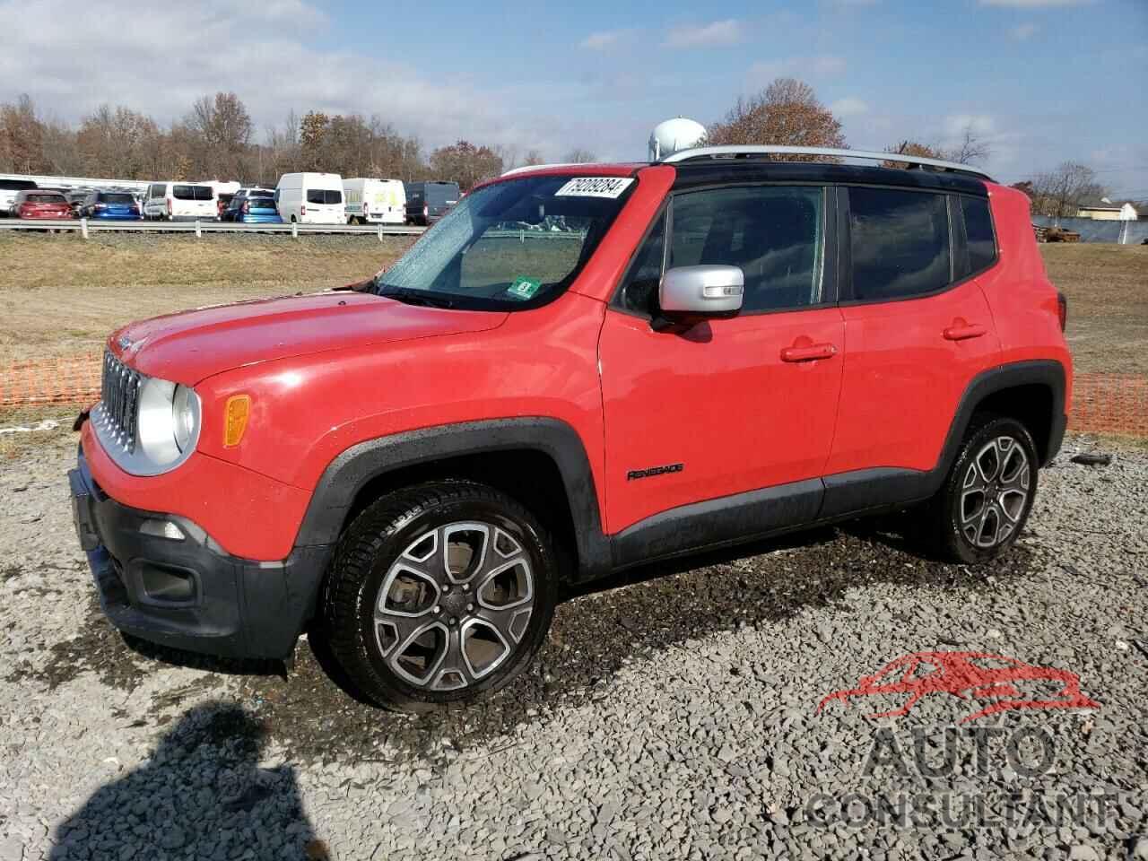 JEEP RENEGADE 2016 - ZACCJBDT5GPC74082