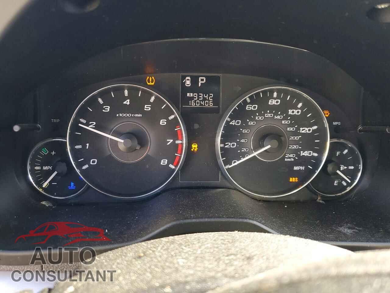 SUBARU OUTBACK 2012 - 4S4BRCCC4C3293115