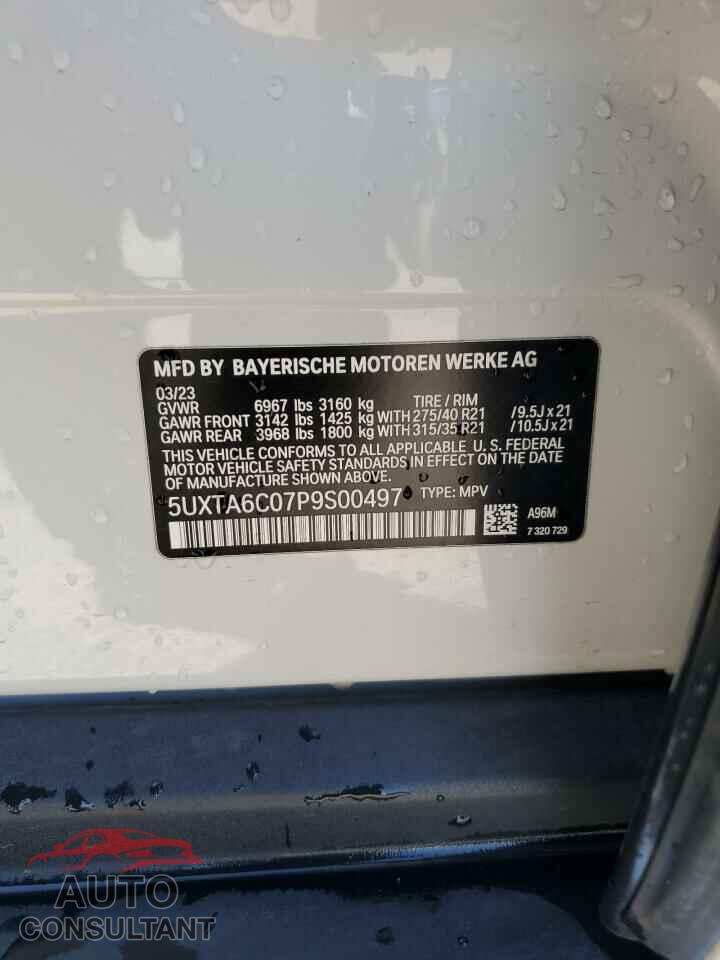 BMW X5 2023 - 5UXTA6C07P9S00497