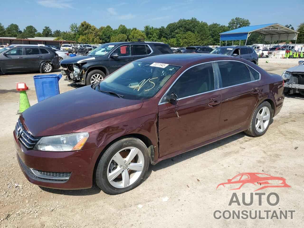 VOLKSWAGEN PASSAT 2013 - 1VWBN7A36DC127462