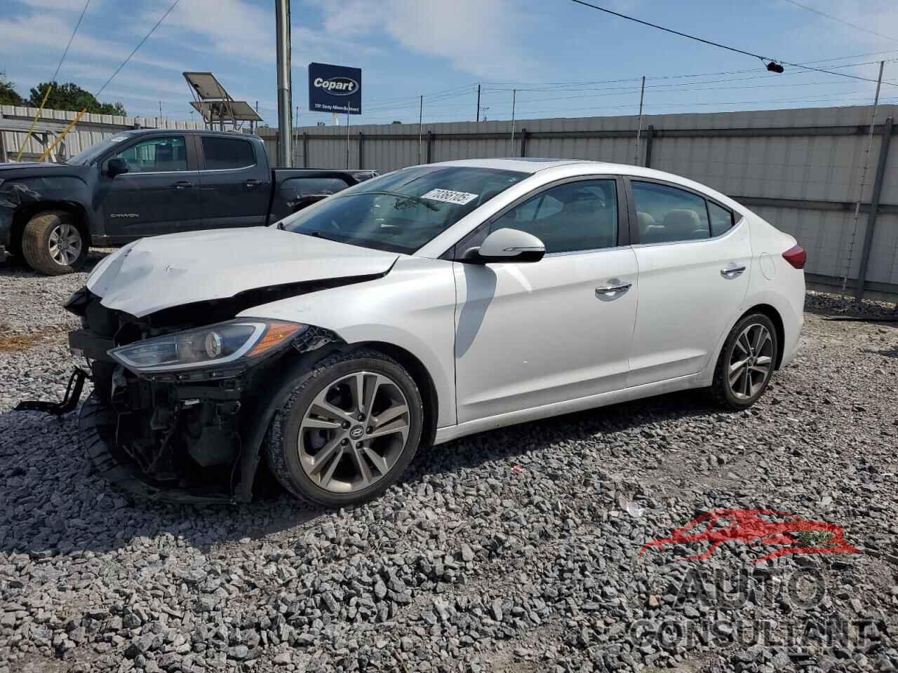 HYUNDAI ELANTRA 2017 - 5NPD84LF7HH108082