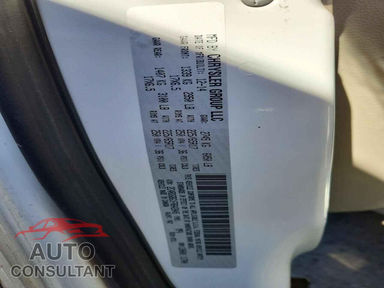 DODGE CARAVAN 2015 - 2C4RDGBG1FR642045