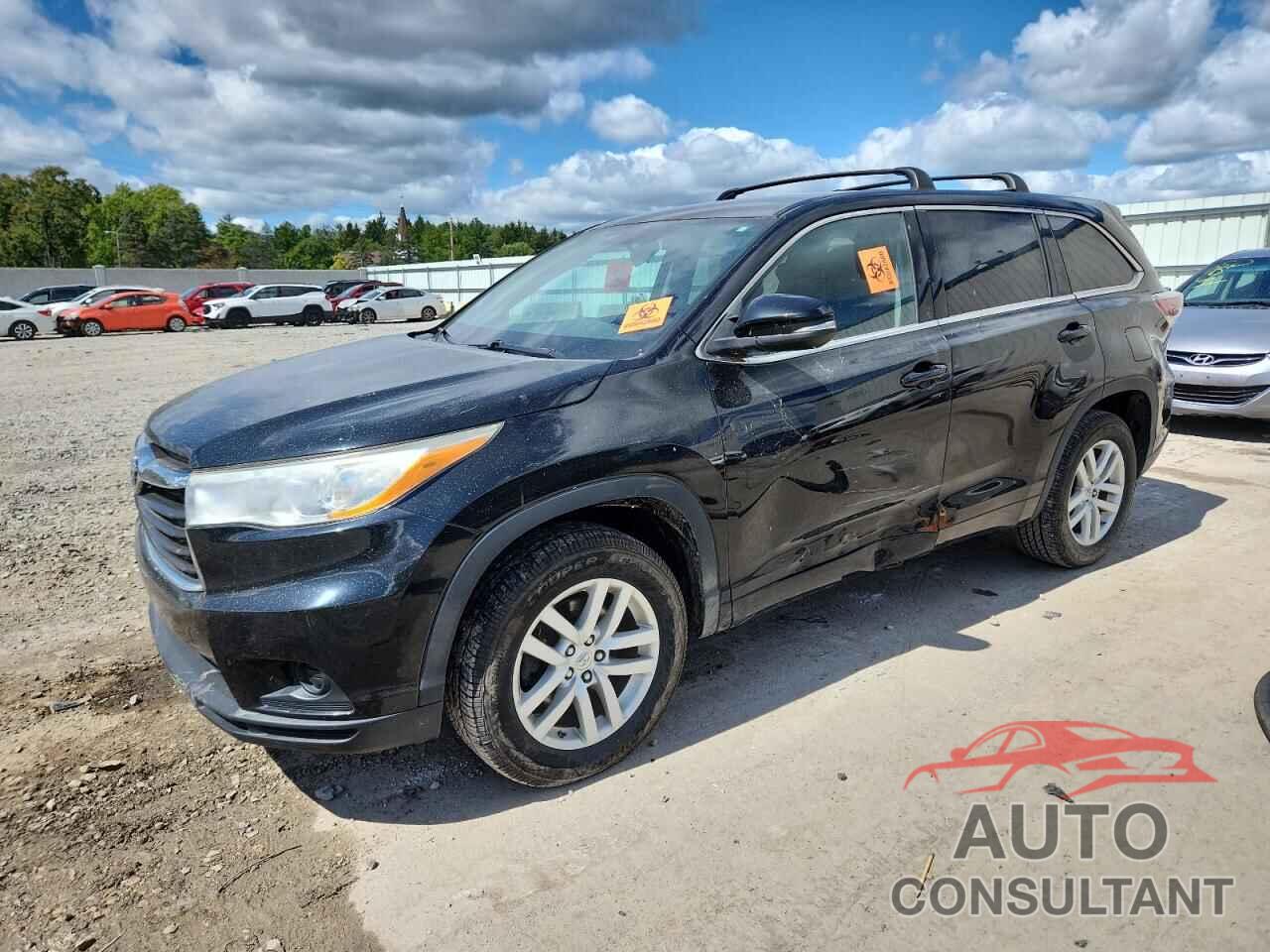 TOYOTA HIGHLANDER 2014 - 5TDZARFH1ES004309
