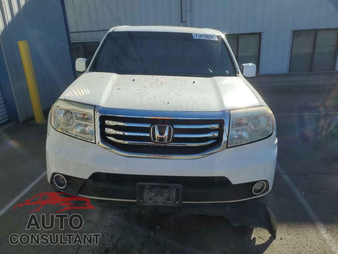 HONDA PILOT 2013 - 5FNYF3H74DB033692