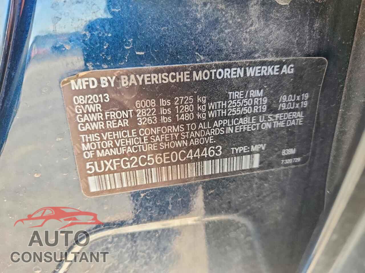 BMW X6 2014 - 5UXFG2C56E0C44463