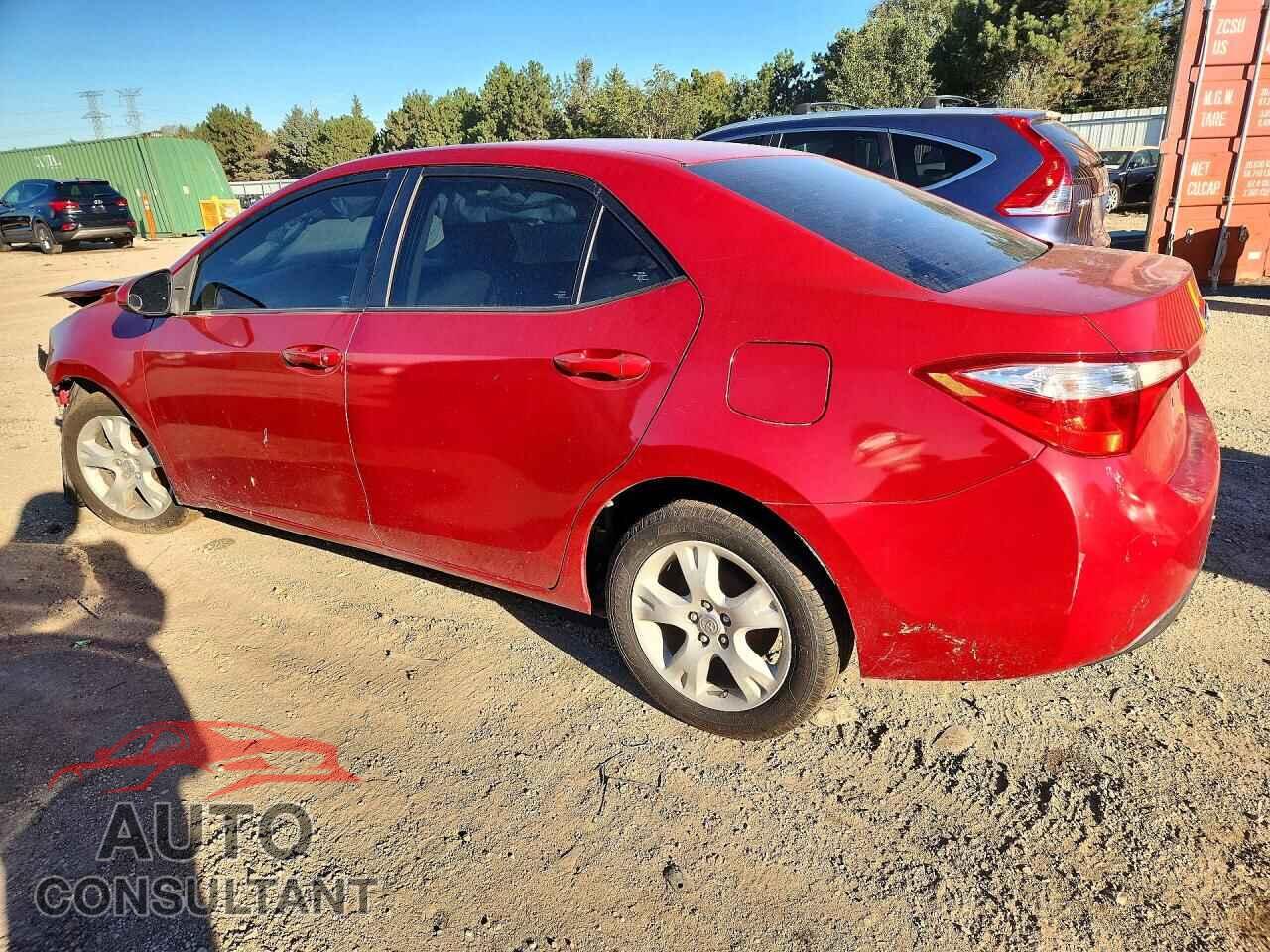 TOYOTA COROLLA 2014 - 5YFBURHE7EP163517