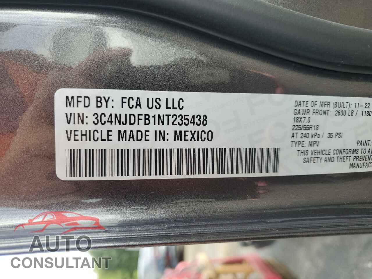 JEEP COMPASS 2022 - 3C4NJDFB1NT235438