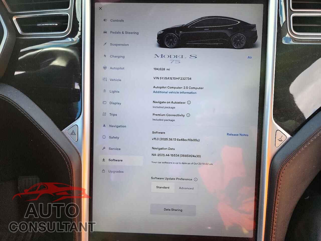 TESLA MODEL S 2017 - 5YJSA1E15HF232734